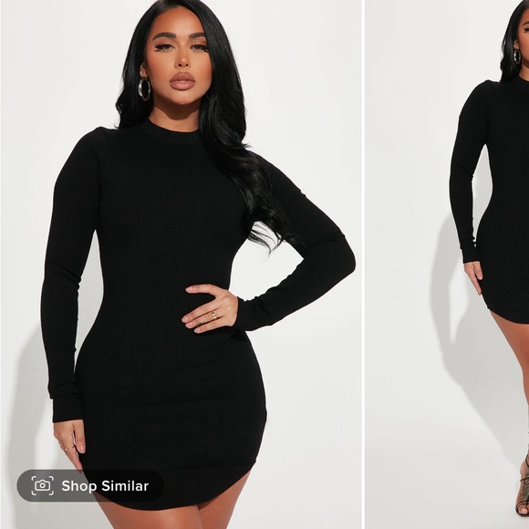 Fashion Nova Dresses Fashion Nova Long Sleeve Mini Dress Poshmark